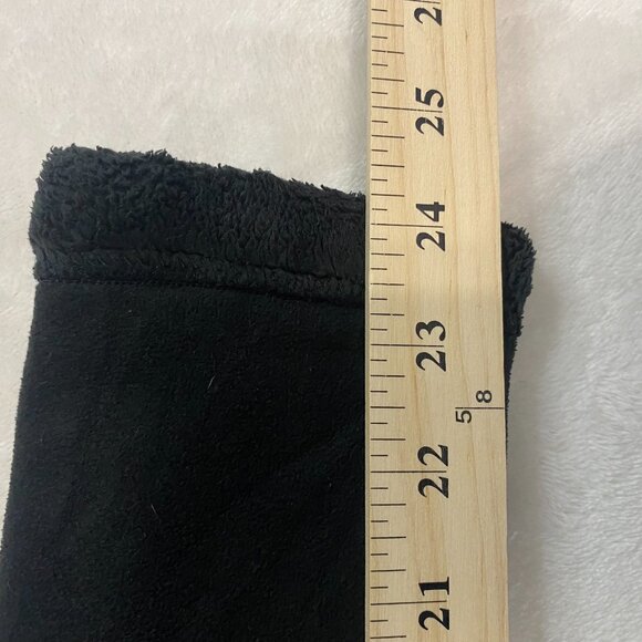 The North Face Fleece Jacket Fuzzy Sherpa Lined Women's Small Black Full Zip - Picture 10 of 10